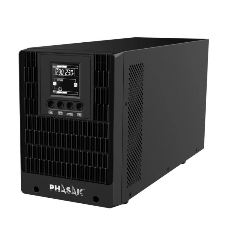 Phasak PH 9220 SAI de Doble conversión (en línea) 2 kVA 2000 W 4 salidas AC