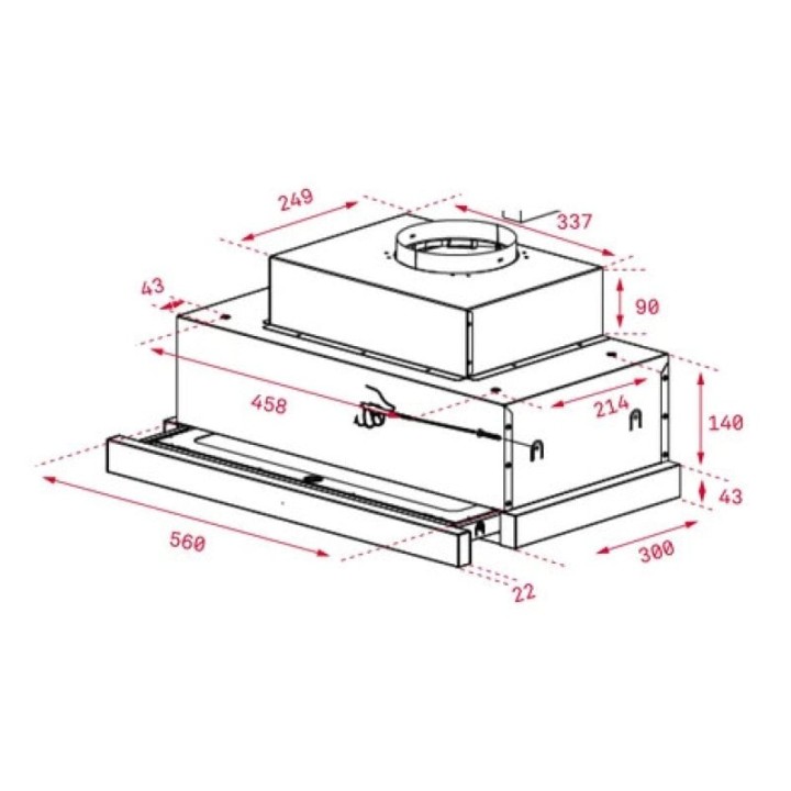 Teka CNL 6815 Plus Campana Telescópica 60cm A Acero Inoxidable