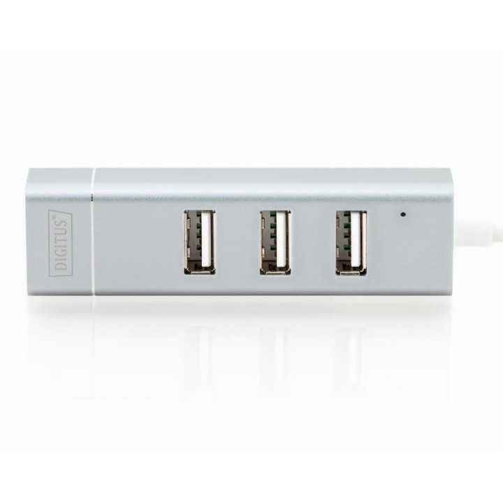 Digitus Hub USB Type-C 3xUSB/Ethernet