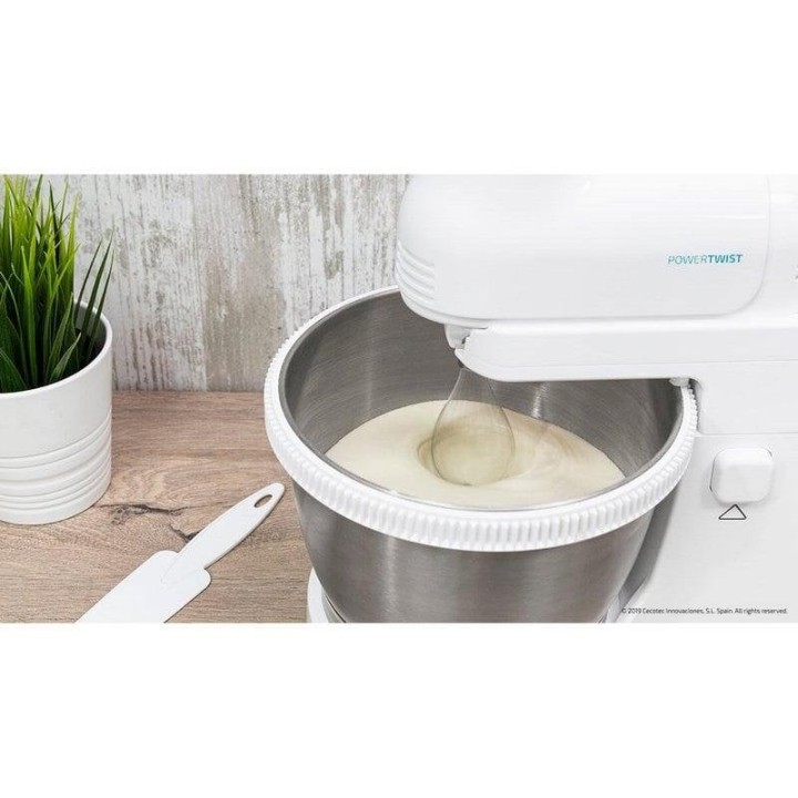 Cecotec PowerTwist 500 Steel Batidora de Varillas con Bol 500W