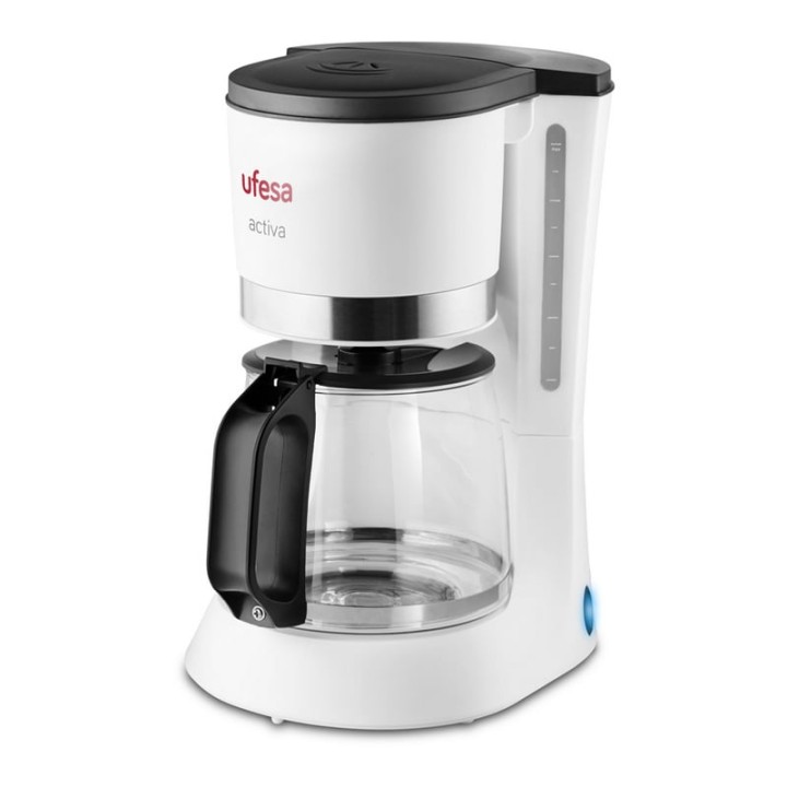 Ufesa CG7123 Cafetera de Goteo 12 Tazas 800W Blanca