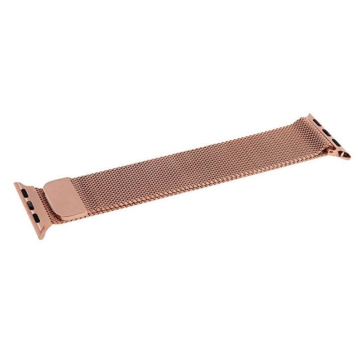 Cool Correa Metálica Rosa Dorado para Apple Watch 42/44 mm Series 1/2/3/4/5