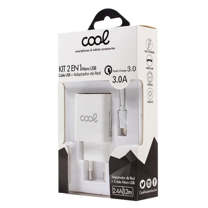 Cool Cargador Micro-USB Quick Charge Universal 3A