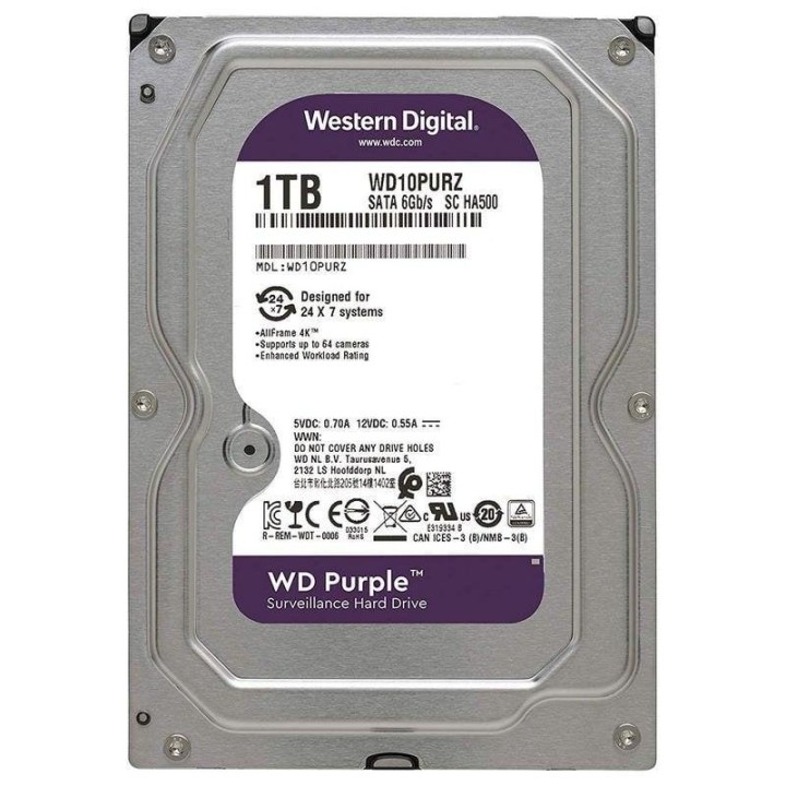 WD Purple 1TB 3.5" SATA3
