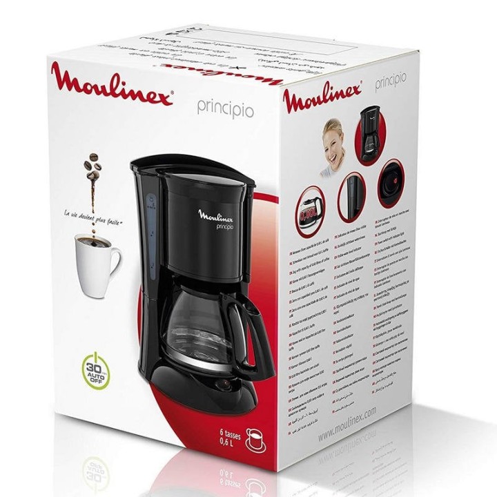 Moulinex Principio FG152832 Cafetera de Goteo 600W Negra