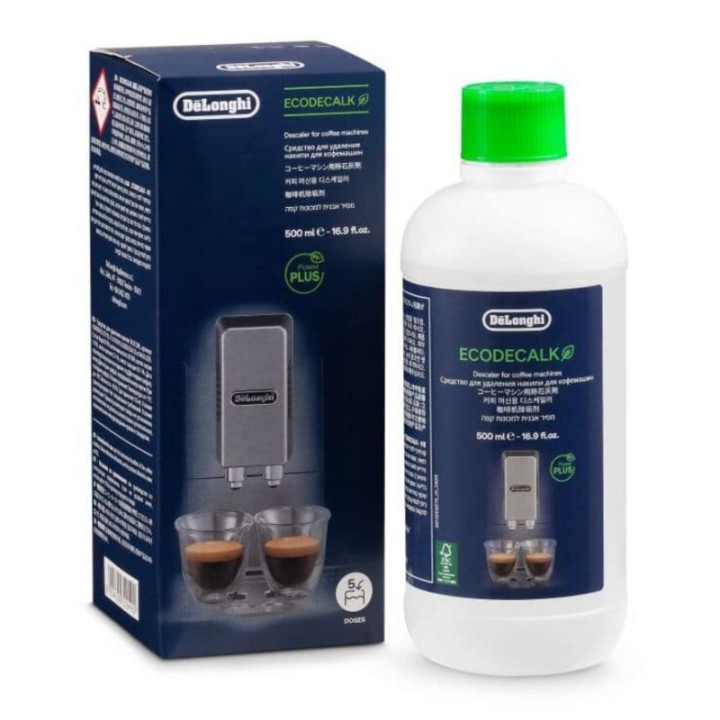 DeLonghi EcoDecalk Líquido Descalcificador Universal para Cafeteras Superautomáticas 500ml