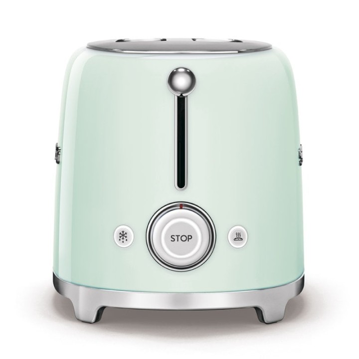 Smeg TSF01PGEU Tostadora 2 Rebanadas 950W Verde