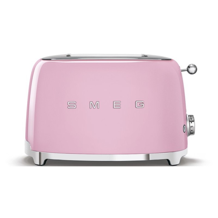Smeg TSF01PKEU Tostadora 2 Rebanadas 950W Rosa