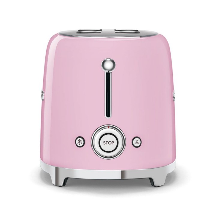 Smeg TSF01PKEU Tostadora 2 Rebanadas 950W Rosa