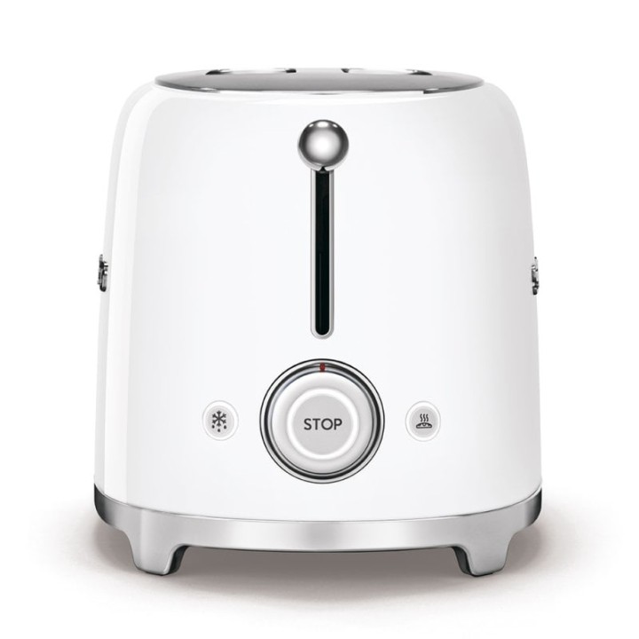 Smeg TSF01WHEU Tostadora 2 Rebanadas 950W Blanco