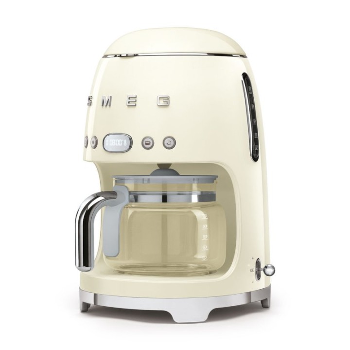 Smeg DCF02CREU Cafetera de Goteo 1.4L 1050W Crema