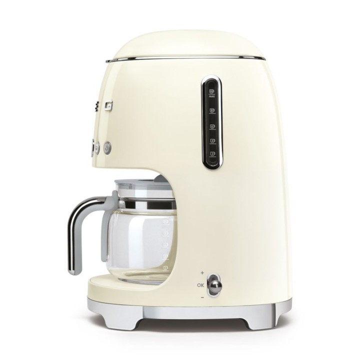 Smeg DCF02CREU Cafetera de Goteo 1.4L 1050W Crema