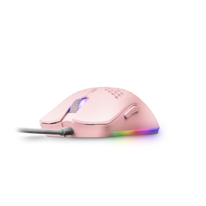Mars Gaming MMAXP Ratón Gaming 12400DPI Rosa