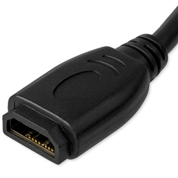 Startech Cable de Extensión Alargador HDMI 2.0 de Alta Velocidad 4K de 60Hz 15cm