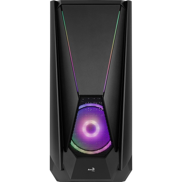 Caja Gaming AEROCOOL RGB ATX EATX mATX Negra (VISORBK)