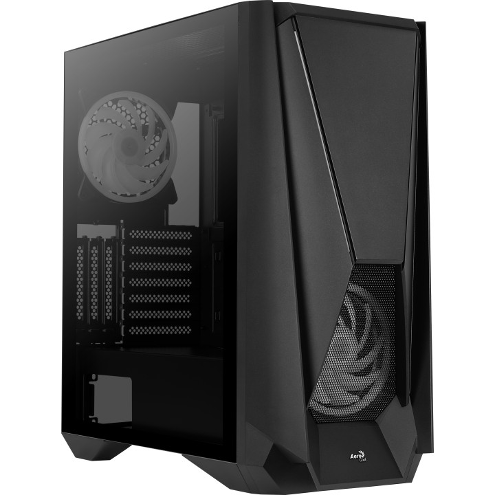 Caja Gaming AEROCOOL RGB ATX EATX mATX Negra (VISORBK)