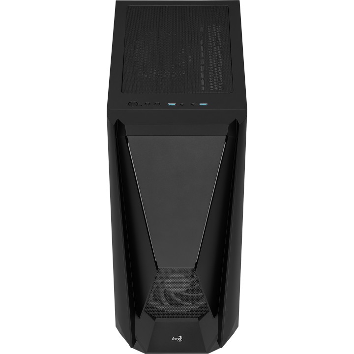 Caja Gaming AEROCOOL RGB ATX EATX mATX Negra (VISORBK)