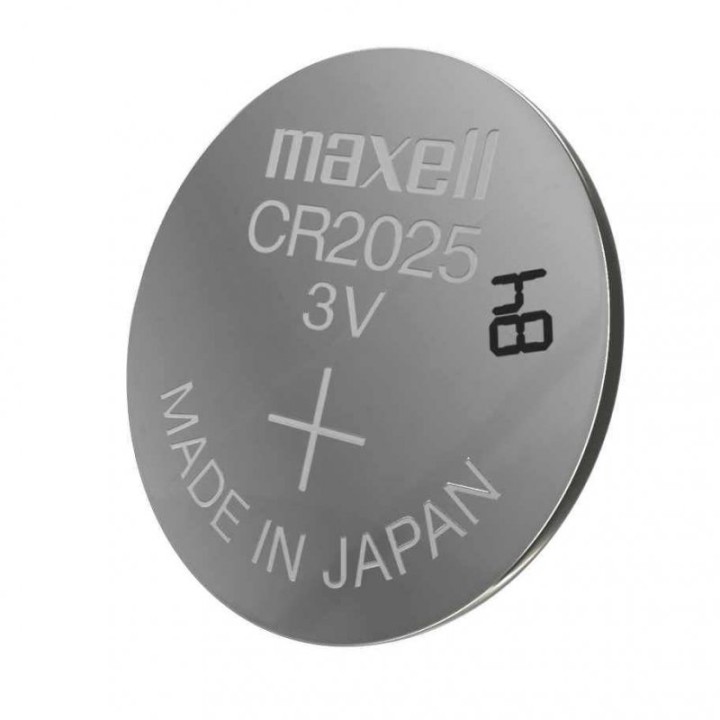 Maxell CR 2025 Pack 5 Pilas de Botón Litio