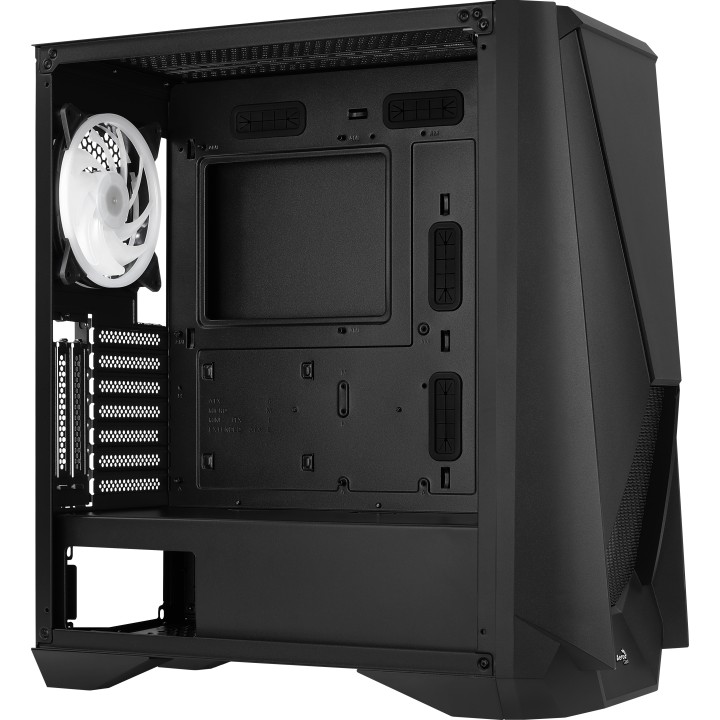Caja Gaming AEROCOOL RGB ATX EATX mATX Negra (VISORBK)