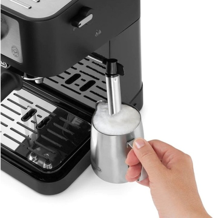 DeLonghi Stilosa EC260.BK Cafetera Espresso Semi-Automática 15 Bares Negra/Inox