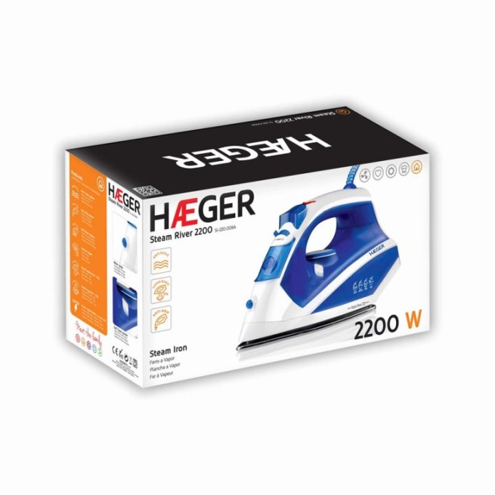 Haeger Steam River Plancha de Vapor 2200W