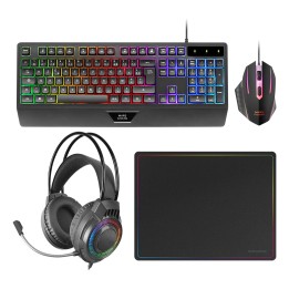 Kit Mars Gaming T+Ratón+Auric+Alfombrilla (MCP124PROES)