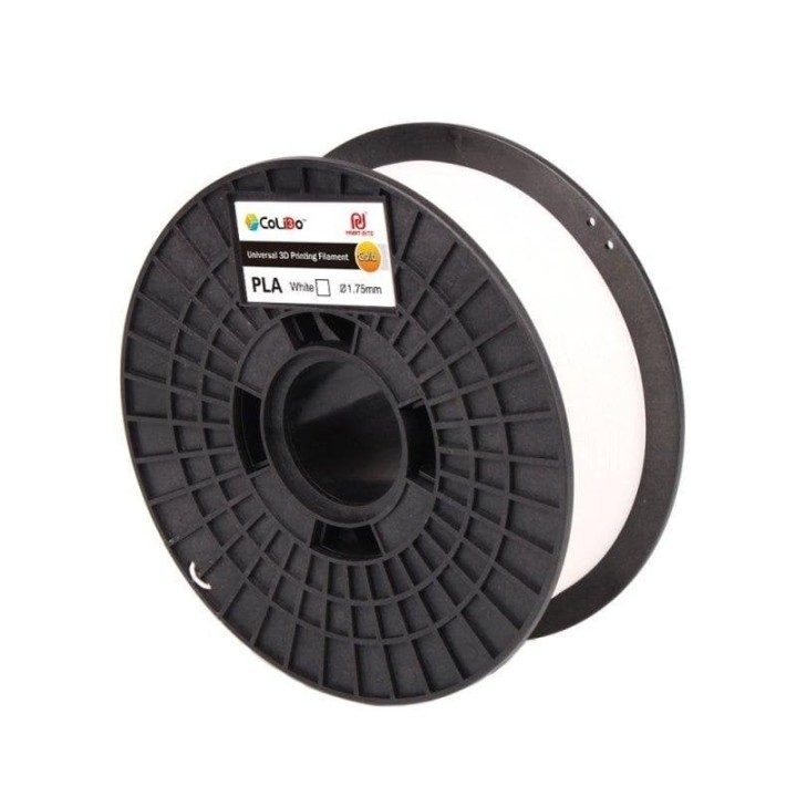 Colido 3D-Gold Bobina de Filamento PLA 1.75mm Blanco 1Kg