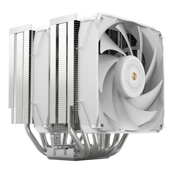 Ventilador Mars Gaming 2x120mm 400W Blanco (MCPUXU9W)