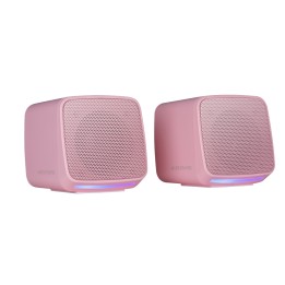 Altavoces Mars Gaming 10W RGB USB/3.5mm Rosa (MSPROP)
