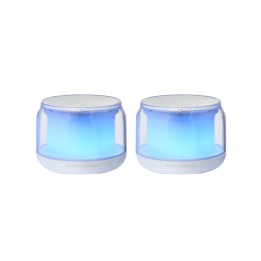 Altavoces Mars Gaming 15W RGB 3.5mm BT Blanco (MSAURAW)