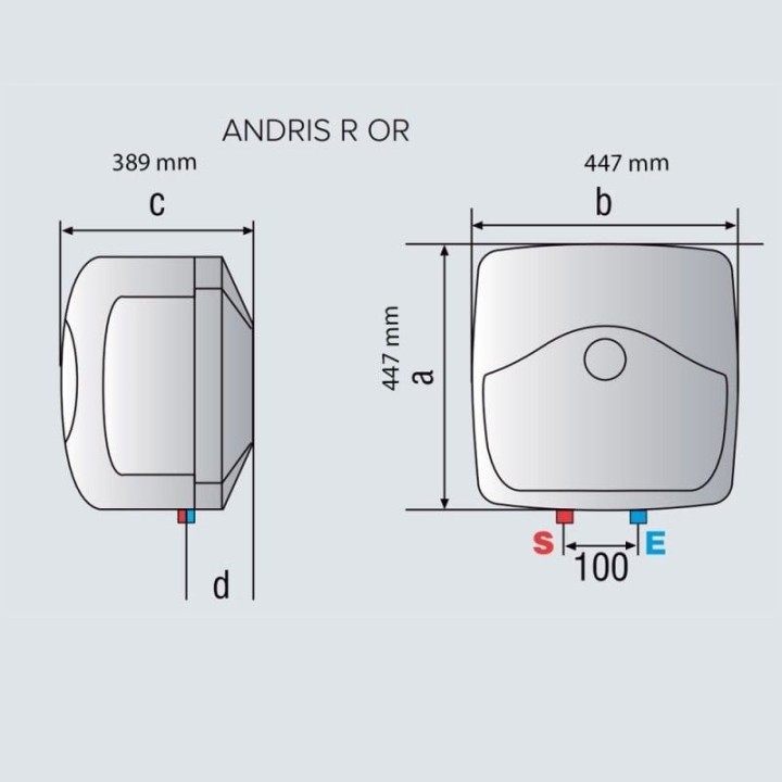 Ariston Andris OR Termo Eléctrico Vertical 30L C