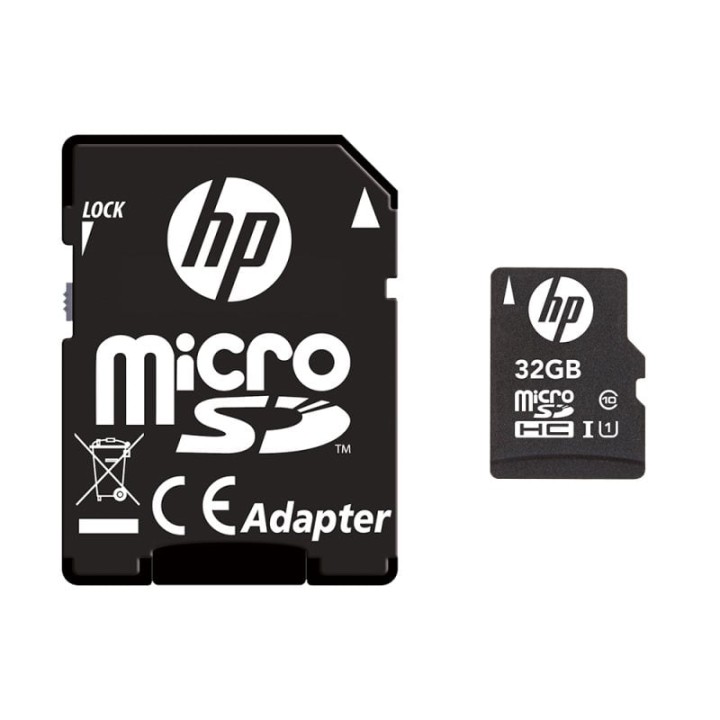 HP mi210 32GB MicroSDHC UHS-I U1 Clase 10 + Adaptador