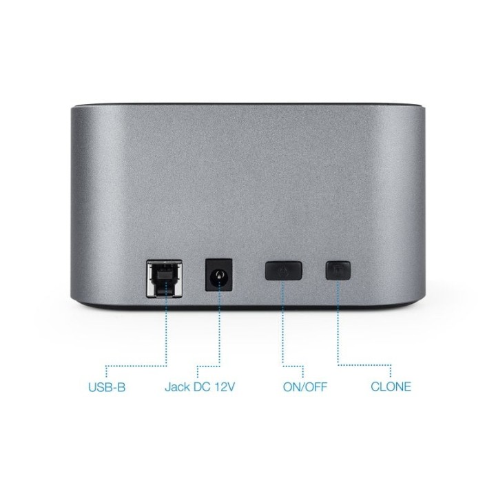 Tooq TQDS-805G Adaptador HDD/SSD 2.5"3.5" SATA