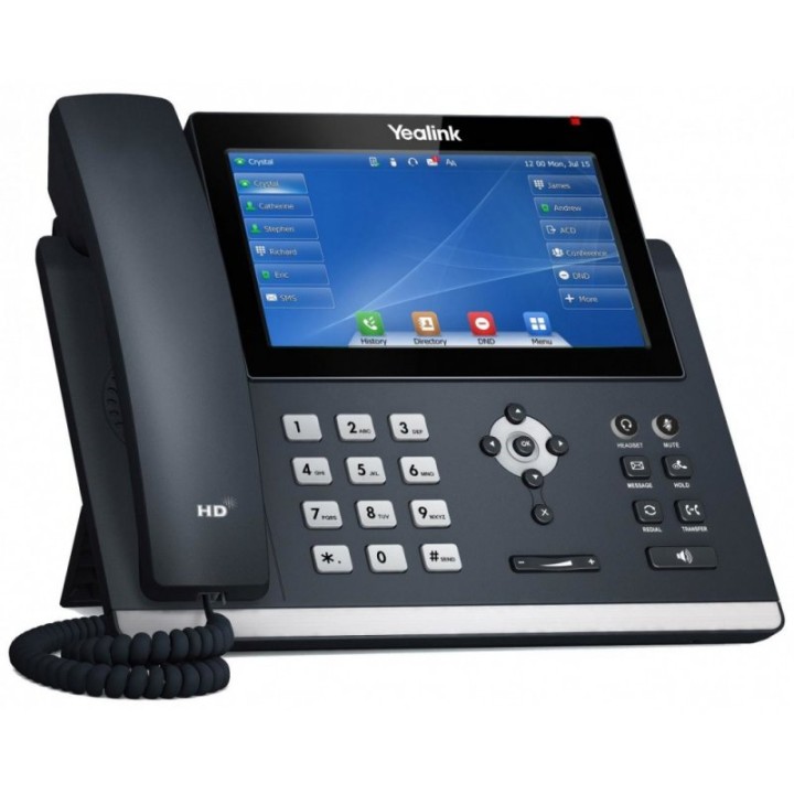Yealink SIP T-48U Teléfono IP Negro