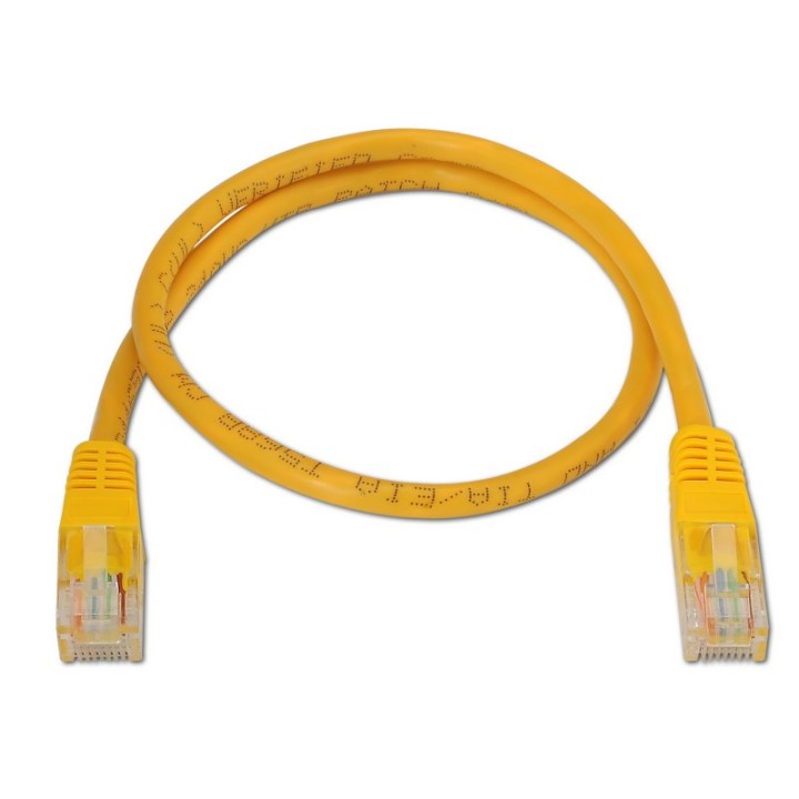 Aisens Cable de Red RJ45 Cat.6 UTP 0.5m Amarillo