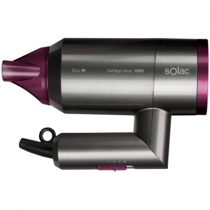 Solac Hair&Go Ionic 1800 Secador de Pelo Plegable 2000W