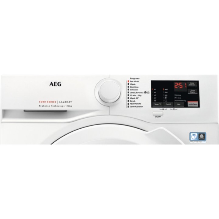 AEG L6FBI147P Lavadora de Carga Frontal 10Kg C Blanca