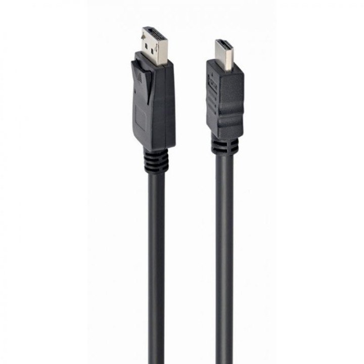 Gembird Cable DisplayPort a HDMI Macho/Macho 1.8m Negro