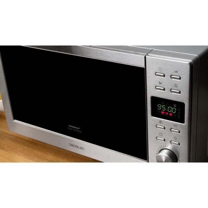 Cecotec GrandHeat 2000 Flatbed Steel Microondas 20L 700W Acero Inoxidable