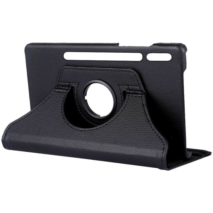 Cool Funda Libro Liso Negro para Samsung Galaxy Tab S7 Plus 12.4"