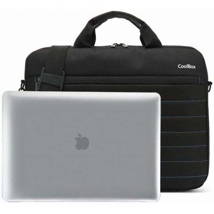CoolBox Maletín Impermeable para Portátil 14" Negro