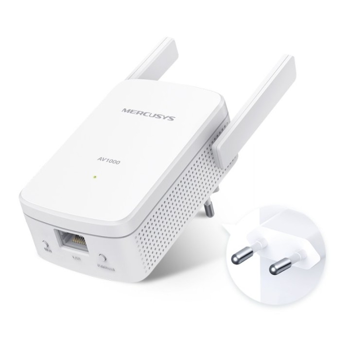 Mercusys MP510 KIT Powerline Red Eléctrica AV1000 + Wifi N300 Mbps Gigabit