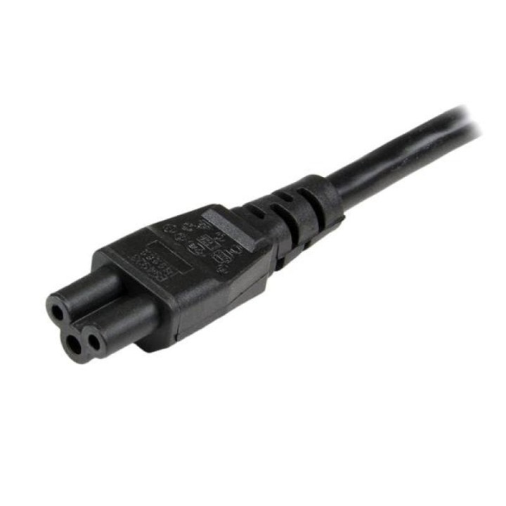 StarTech Cable Schuko CEE7 a C5 Trebol 3 Clavijas 1m