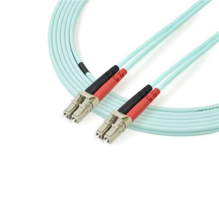 StarTech Cable Aqua Fibra Duplex Multi LC 100Gb 50/125 3m