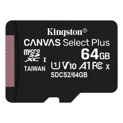 Kingston MicroSD Selecc Plus 64Gb C10 (SDCS2/64GBSP)