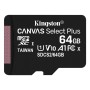 Kingston MicroSD Selecc Plus 64Gb C10 (SDCS2/64GBSP)