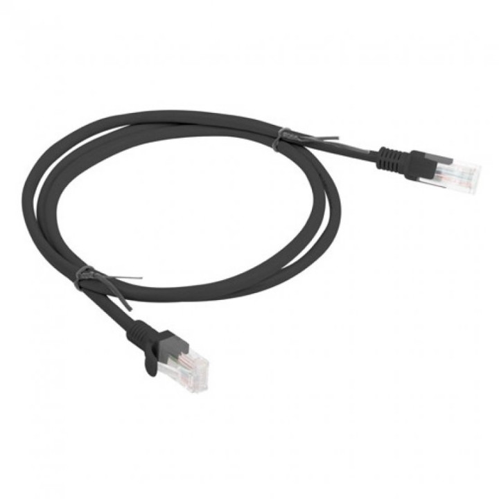 Lanberg Cable de Red RJ45 UTP Cat.5e 1m Negro