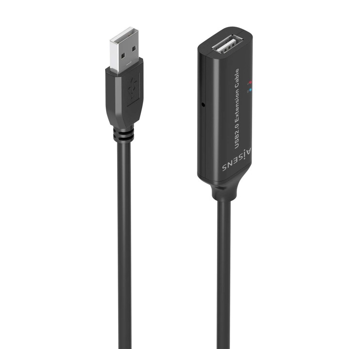 Cable AISENS USB/M a USB /H 5m Negro (A101-0914)
