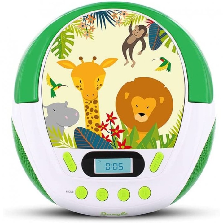 Metronic Lector CD Infantil MP3 Jungle Verde
