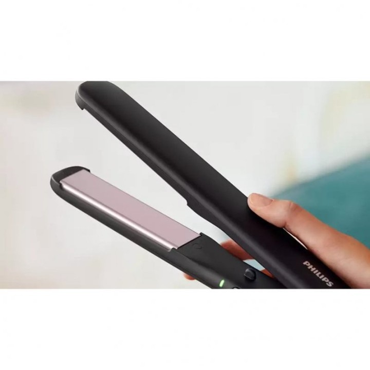 Philips Essential HP8321/00 Plancha de Pelo Negra
